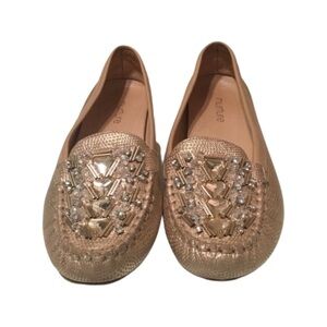 Nurture gold embellished loafer (claireed)
